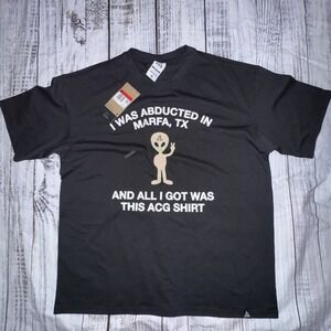 Nike ACG Alien Abduction Graphic Loose Fit T-Shirt Men's Size L HV2168-010 NWT